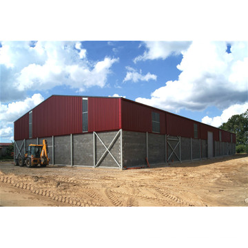 Landwirtschaftlichen Getreide Stahlkonstruktion Lagerhalle (KXD-pH9)